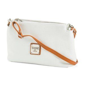 VALENTINA Made In Italy Leather Crossbody
